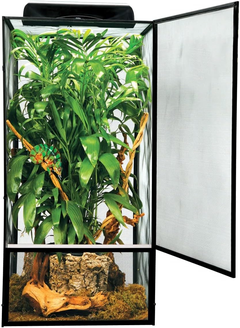 Zoo Med ReptiBreeze Open Air Screen Cage, Small, 16 x 16 x 20-Inches