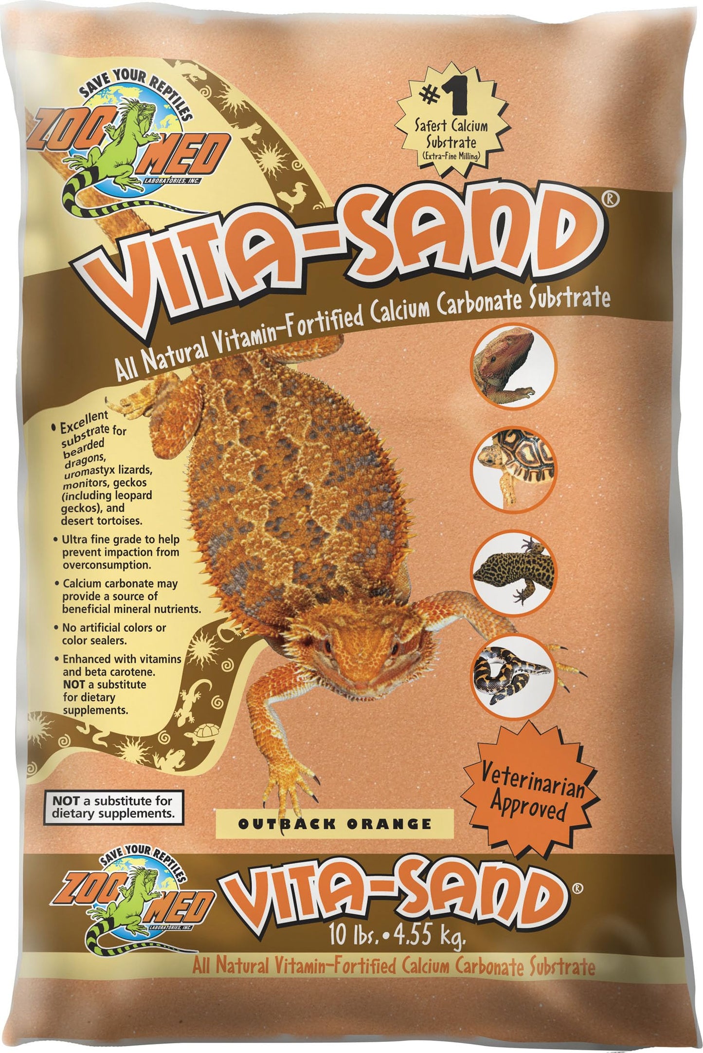 Zoo Med Vita-Sand in Outback Orange