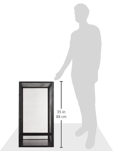 Zoo Med ReptiBreeze Open Air Screen Cage, Medium, 16 x 16 x 30-Inches