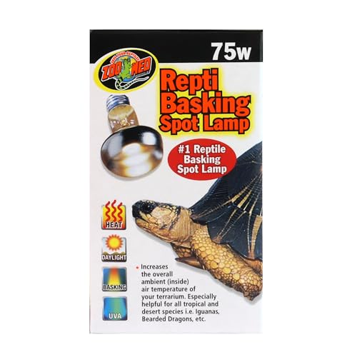 Zoo Med Repti Basking Spot Lamp Replacement Bulb 75 Watts - Pack of 3