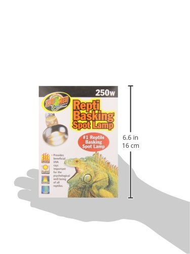 Zoo Med Reptile Basking Spot Lamp 250 Watts, Whites &Amp; Tans