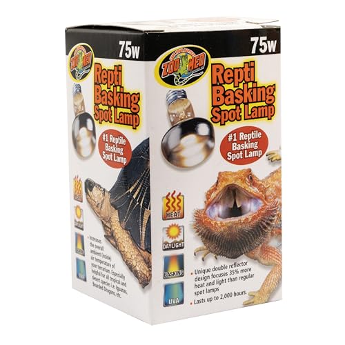 Zoo Med Repti Basking Spot Lamp Replacement Bulb 75 Watts - Pack of 3