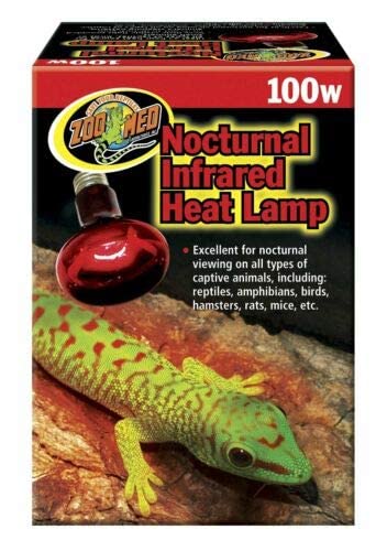 Zoo Med Nocturnal Infrared Heat Lamp 100 Watts - Pack of 3