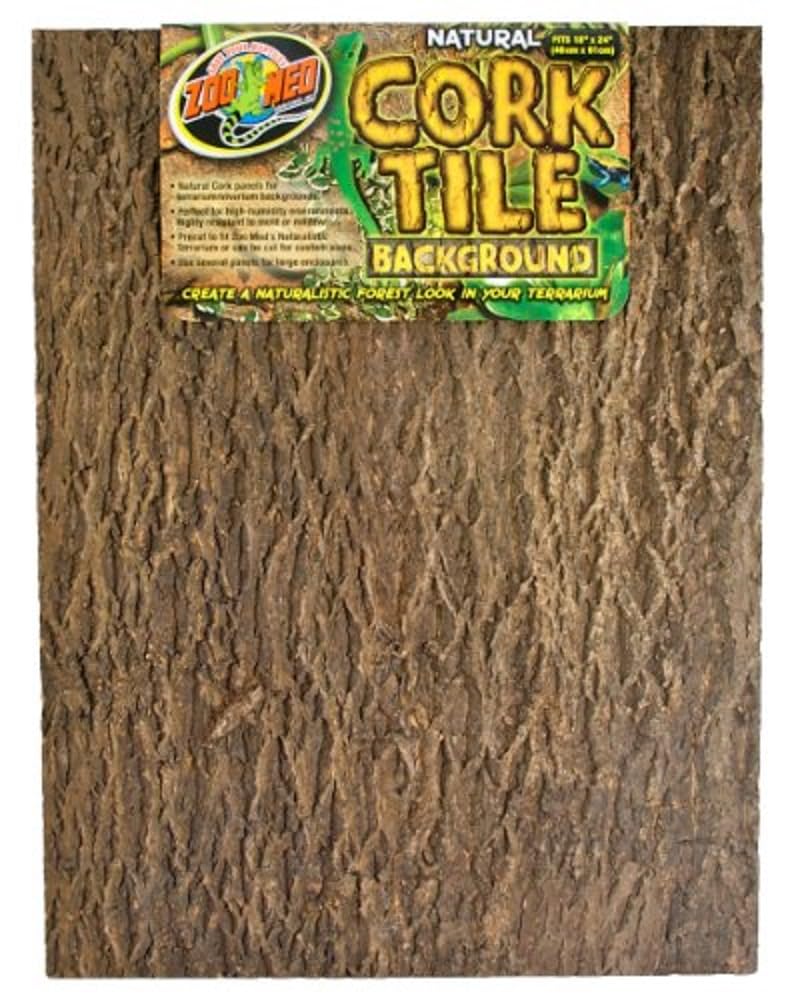 Zoo Med Natural Cork Tile Background, 18 x 24-Inch