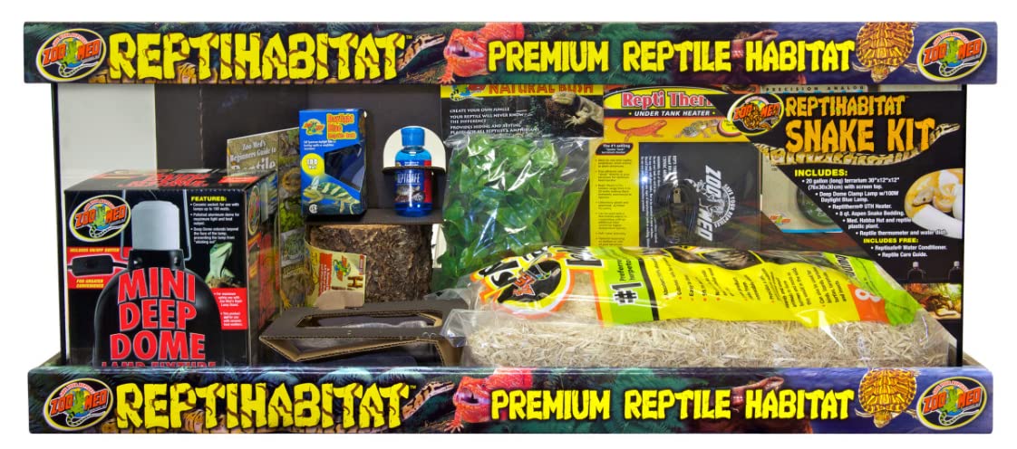 Zoo Med Laboratories SZMNTS21 Reptihabitat 20 Long Snake Starter Kit