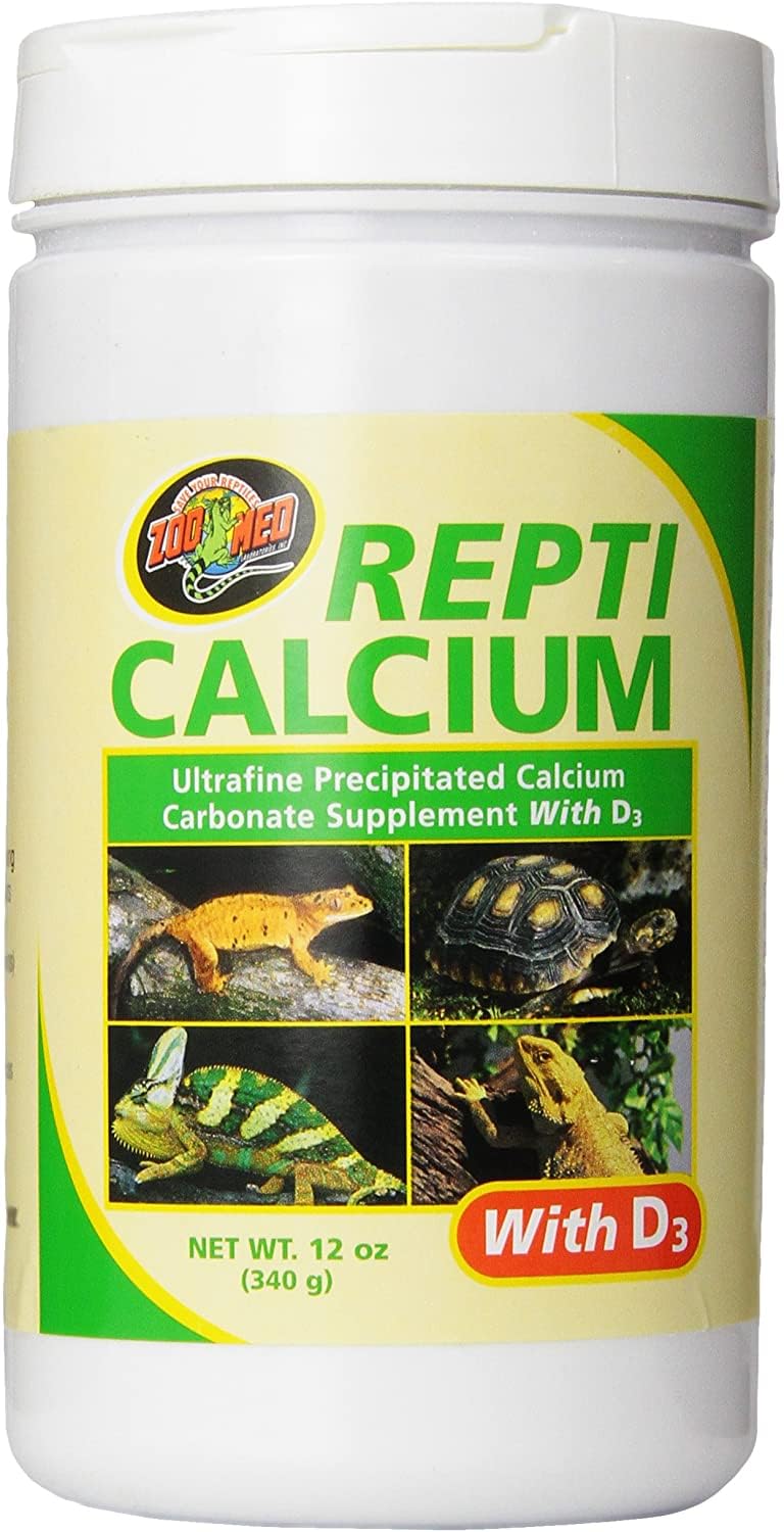 Zoo Med Reptile Calcium with Vitamin D3, 12-Ounce