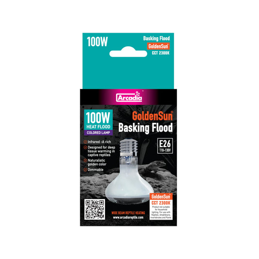 Arcadia Golden Sun Basking Flood Lamp-100 Watt
