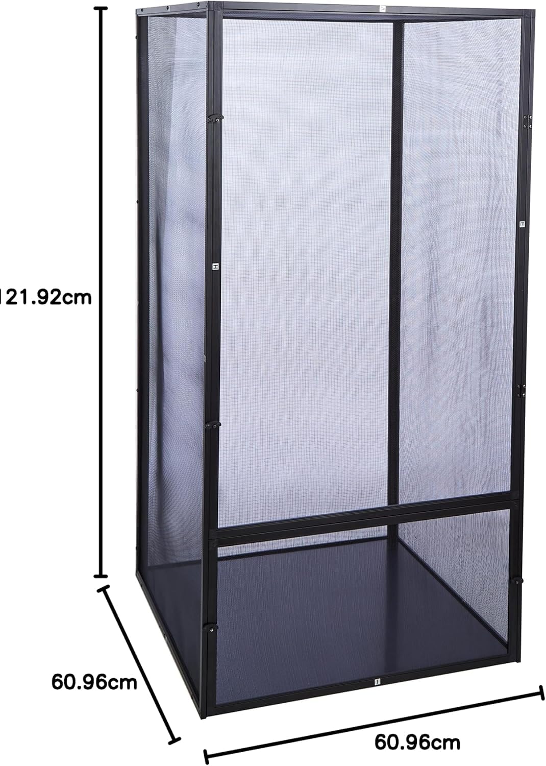 Zoo Med ReptiBreeze Open Air Screen Cage, Small, 16 x 16 x 20-Inches
