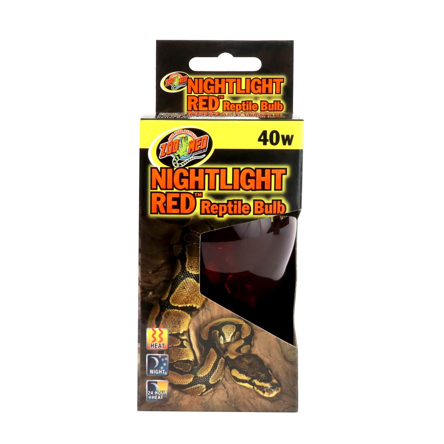 Zoo Med Nightlight Red Reptile Bulb, 40 Watts