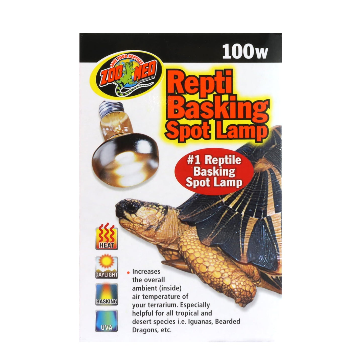 Zoo Med Repti Basking Spot Lamp 100watt for Reptiles