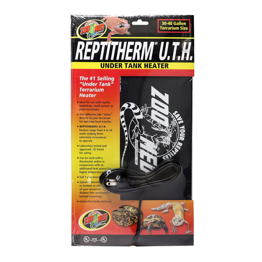 Zoo Med Repti Therm Under Tank Heater 16 Watts-12 Long 8" Wide (30-40 Gallons) (2)