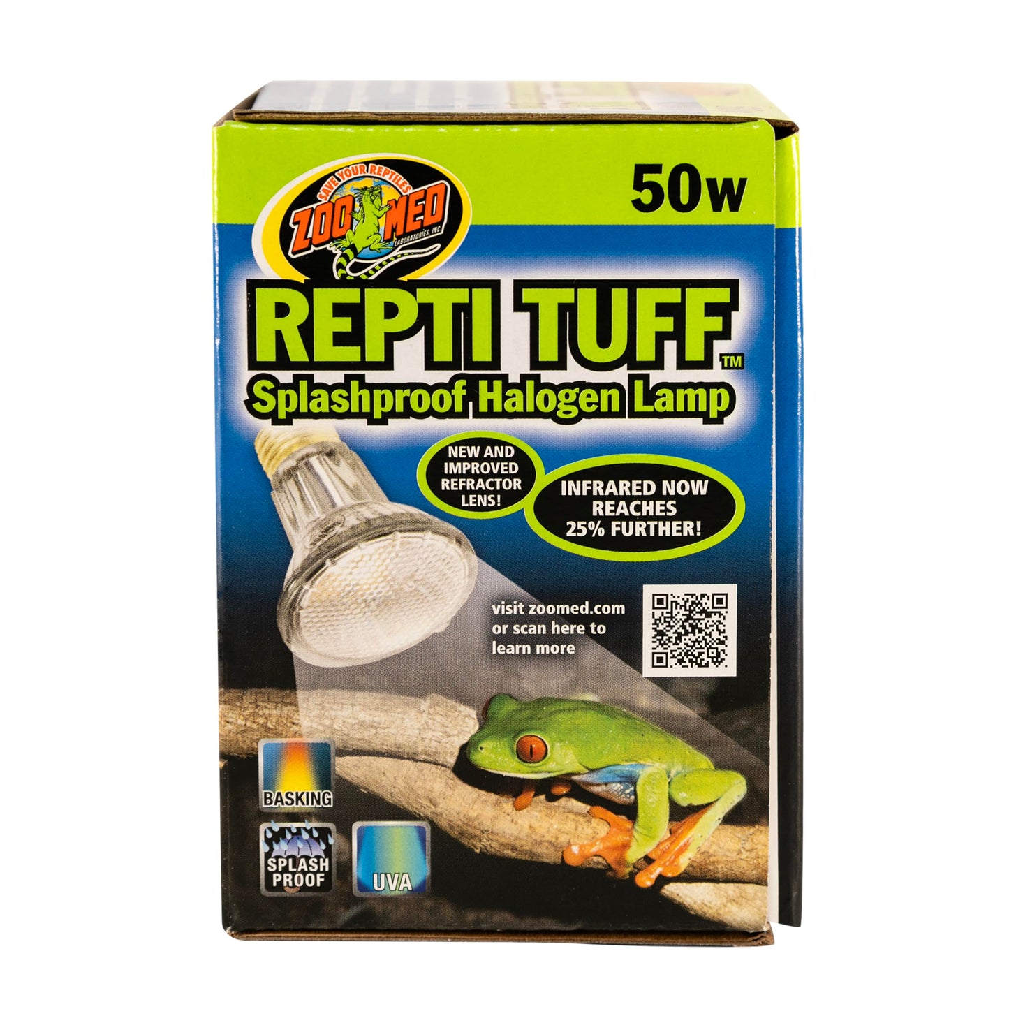 Zoo Med Turtle Tuff Splashproof Halogen Lamp 50 Watts