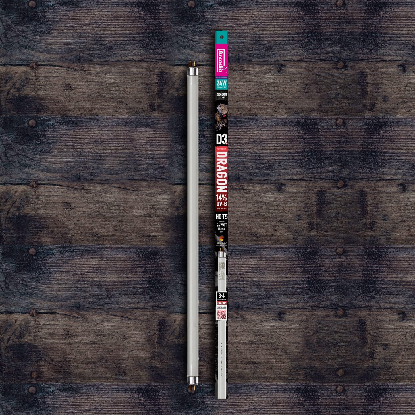 Arcadia D3 UVB Lamp - 24W - Dragon